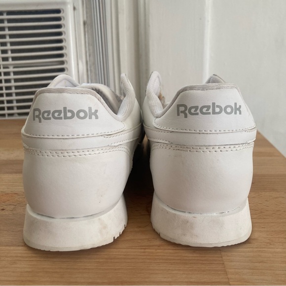 Reebok Classic 906 size 7.5 Leather White *no shoelaces* - Picture 2 of 9